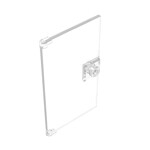Door 1 x 4 x 6 Smooth [Undetermined Stud Handle] #60616 - 40-Trans-Clear