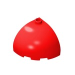 Brick Round Corner 3 x 3 x 2 Dome Top #88293 - 21-Red