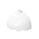 Brick Round Corner 3 x 3 x 2 Dome Top #88293 - 1-White