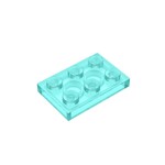 Plate 2 x 3 #3021 - 42-Trans-Light Blue