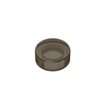 Tile Round 1 x 1 #98138  - 111-Trans-Black