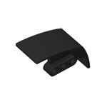 Panel Car Mudguard Left #61071 - 26-Black