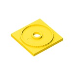 Turntable 4 x 4 Square Base Locking #61485 - 24-Yellow