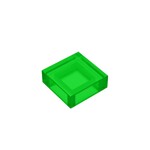 Flat Tile 1 x 1 #3070 - 48-Trans-Green