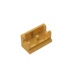 Hinge Brick 1 x 2 Base #3937 - 297-Pearl Gold