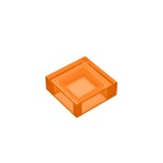 Flat Tile 1 x 1 #3070 - 182-Trans-Orange