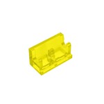 Hinge Brick 1 x 2 Base #3937 - 44-Trans-Yellow