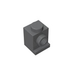 Brick Special 1 x 1 with Headlight and No Slot #4070 - 199-Dark Bluish Gray