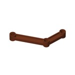 Technic Link 1 x 9 Bent (6 - 4) #64451 - 192-Reddish Brown