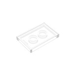 Flat Tile 2 x 3 #26603 - 40-Trans-Clear