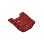 Slope Inverted 45 4 x 4 Double with 2 Holes #72454 - 154-Dark Red