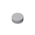 Tile Round 1 x 1 #98138  - 194-Light Bluish Gray