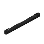 Technic Gear Rack 1 x 13 with Axle and Pin Holes #64781 - 26-Black