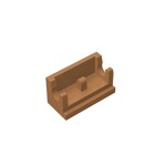 Hinge Brick 1 x 2 Base #3937 - 312-Medium Dark Flesh