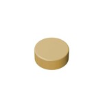 Tile Round 1 x 1 #98138  - 5-Tan