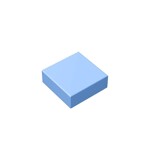 Flat Tile 1 x 1 #3070 - 212-Bright Light Blue