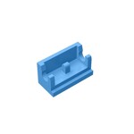 Hinge Brick 1 x 2 Base #3937 - 102-Medium Blue