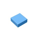 Flat Tile 1 x 1 #3070 - 102-Medium Blue
