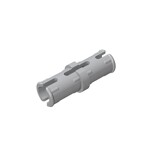 Technic Pin with Friction Ridges Lengthwise and Center Slots #2780 - 194-Light Bluish Gray