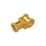 Technic Axle Connector with Axle Hole #32039 - 297-Pearl Gold