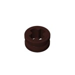 Technic Bush 1/2 Smooth with Axle Hole Semi-Reduced #32123 - 308-Dark Brown