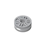 Wheel 18mm D. x 8mm With Fake Bolts And Deep Spokes With Inner Ring #13971 - 194-Light Bluish Gray