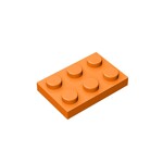 Plate 2 x 3 #3021 - 106-Orange