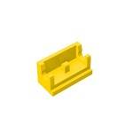 Hinge Brick 1 x 2 Base #3937 - 24-Yellow