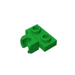 Plate, Modified 1 x 2 with Small Tow Ball Socket on 5.9mm #14704 - 28-Green