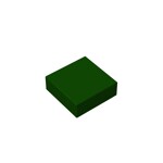 Flat Tile 1 x 1 #3070 - 141-Dark Green