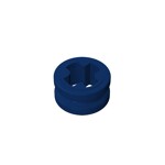 Technic Bush 1/2 Smooth with Axle Hole Semi-Reduced #32123 - 140-Dark Blue