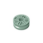 Wheel 18mm D. x 8mm With Fake Bolts And Deep Spokes With Inner Ring #13971 - 151-Sand Green