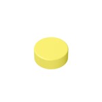 Tile Round 1 x 1 #98138  - 226-Bright Light Yellow