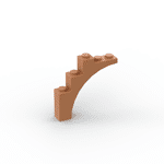 Brick Arch 1 x 5 x 4 #14395 - 312-Medium Dark Flesh