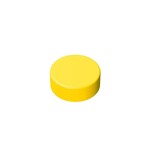 Tile Round 1 x 1 #98138  - 24-Yellow