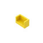 Panel 1 x 2 x 1 With Rounded Corners And 2 Sides #23969 - 24-Yellow