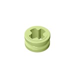 Technic Bush 1/2 Smooth with Axle Hole Semi-Reduced #32123 - 326-Yellowish Green