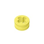 Technic Bush 1/2 Smooth with Axle Hole Semi-Reduced #32123 - 226-Bright Light Yellow