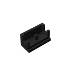 Hinge Brick 1 x 2 Base #3937 - 26-Black