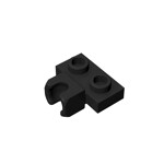 Plate, Modified 1 x 2 with Small Tow Ball Socket on 5.9mm #14704 - 26-Black