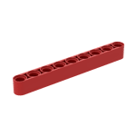 Technic Beam 1 x 9 Thick #40490  - 21-Red