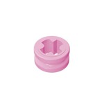 Technic Bush 1/2 Smooth with Axle Hole Semi-Reduced #32123 - 222-Bright Pink