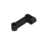 Technic Pin Connector Perpendicular 2 x 4 Bent #11455 - 26-Black