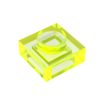 Plate 1 x 1 #3024 - 49-Trans Neon Green