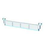 Garage Roller Door Section without Handle #4218 - 42-Trans-Light Blue