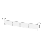 Garage Roller Door Section without Handle #4218 - 40-Trans-Clear