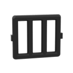 Bar 1 x 4 x 3 Window Side Tabs #6016 - 26-Black