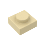 Plate 1 x 1 #3024 - 5-Tan