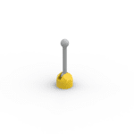 Lever Small Base with Grey Lever #73587 - 24-Yellow