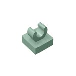 Tile Special 1 x 1 with Clip with Rounded Edges #15712 - 151-Sand Green